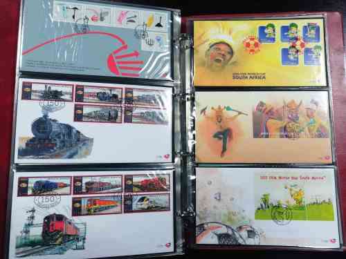 Modern RSA x 68 High Value covers  selection in Ideal 3 leaf album - 7.85 to 8.58 - Fresh!