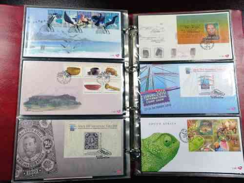 Modern RSA x 68 High Value covers  selection in Ideal 3 leaf album - 7.85 to 8.58 - Fresh!