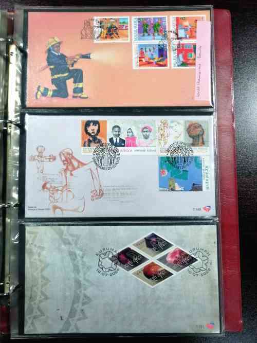 Modern RSA x 68 High Value covers  selection in Ideal 3 leaf album - 7.85 to 8.58 - Fresh!