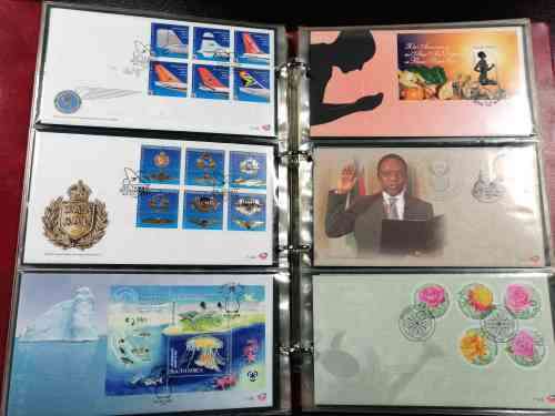 Modern RSA x 68 High Value covers  selection in Ideal 3 leaf album - 7.85 to 8.58 - Fresh!