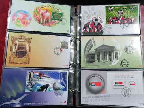 Modern RSA x 68 High Value covers  selection in Ideal 3 leaf album - 7.85 to 8.58 - Fresh!