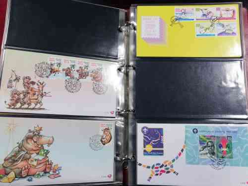 Modern RSA x 68 High Value covers  selection in Ideal 3 leaf album - 7.85 to 8.58 - Fresh!