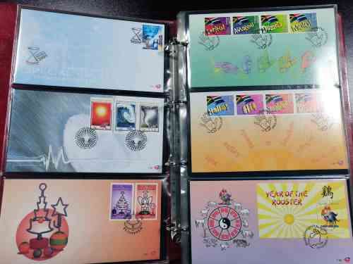 Modern RSA x 68 High Value covers  selection in Ideal 3 leaf album - 7.85 to 8.58 - Fresh!