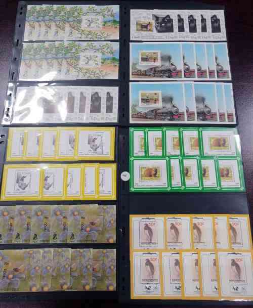 Homelands U.M.M. Minisheets Bulk clearance - CV R 2200+  10 x of each