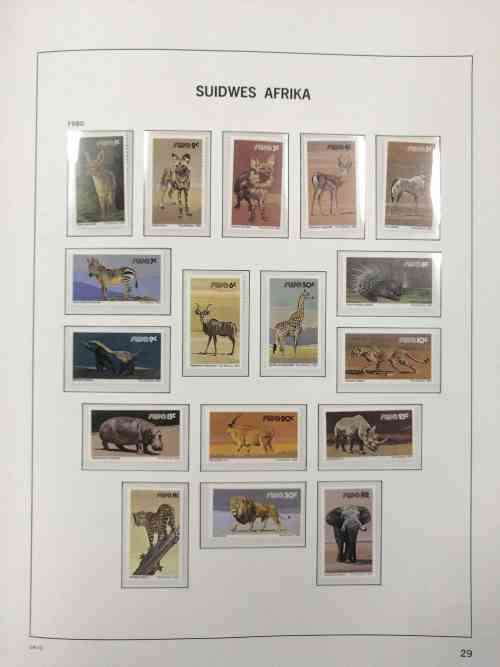 DAVO Album - S.W.A 1973 to 1990 Complete* with U.M.M. stamps and m/sheets