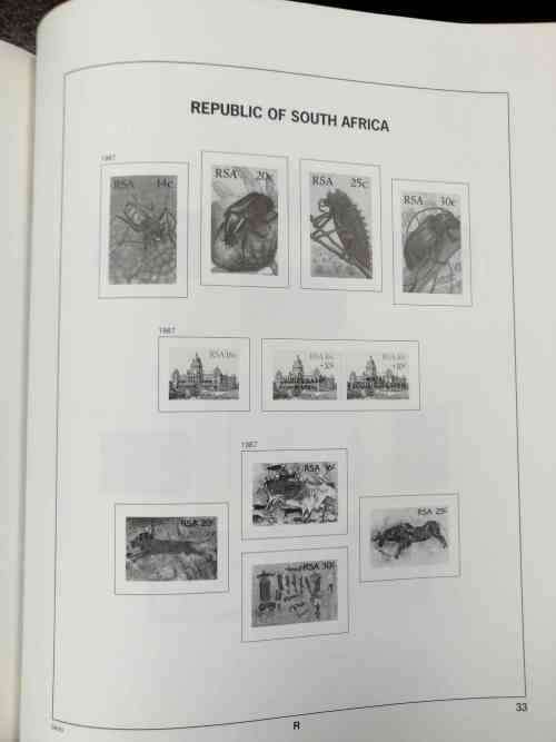Union- RSA 1988 DAVO album with 80 unused pages - see images and description