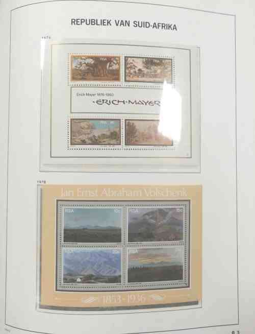 RSA DAVO album 1961 to 1984 - Partially complete and Great Condition !  41 pages in total