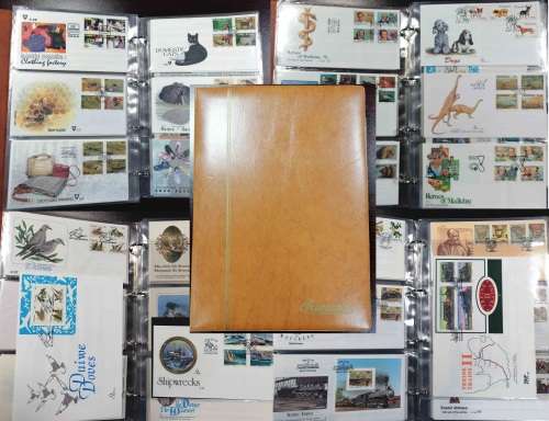 TBVC FRESH Last issues Covers x 108 - All the dogs, cats, Doves , Trains etc in nice 3 leaf album