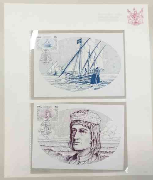 Nice S.W.A. collection 1982 to 1986 - all issues MNH controls & sets, covers & postcards sets!