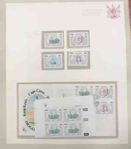 Nice S.W.A. collection 1982 to 1986 - all issues MNH controls & sets, covers & postcards sets!