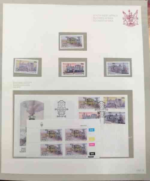 Nice S.W.A. collection 1982 to 1986 - all issues MNH controls & sets, covers & postcards sets!