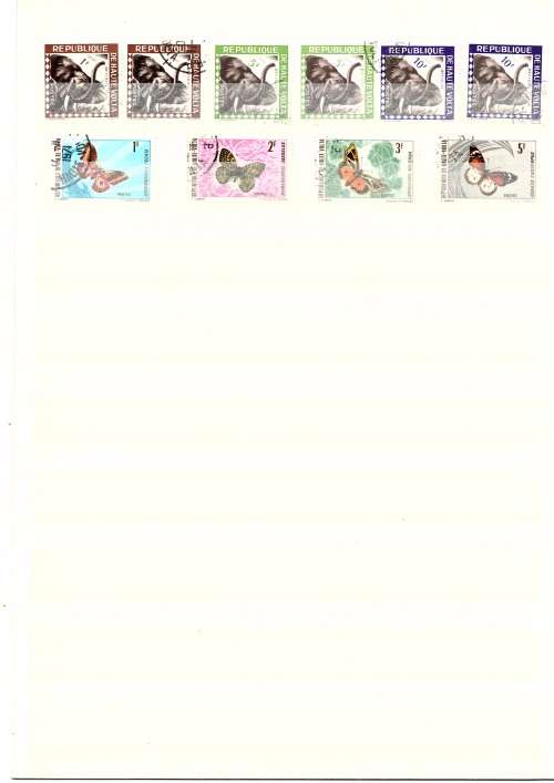 SELECTION OF FRENCH COLONIAL STAMPS ON 5 X A4 PAGES (WIDE SELECTION, SEE SCANS)