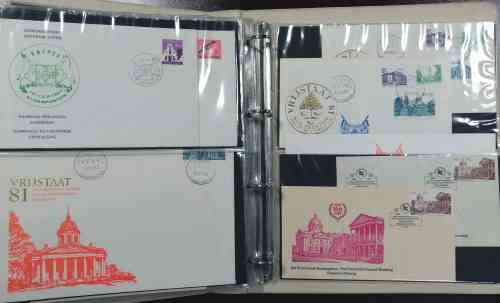 30 + RSA interesting commemorative ( some signed) covers in binder album see images