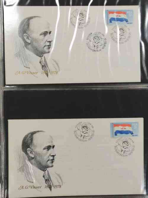 30 + RSA interesting commemorative ( some signed) covers in binder album see images