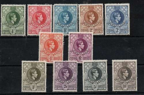 1938 Swaziland KGVI VF Mint* C/SET (SEE SCANS !!!)