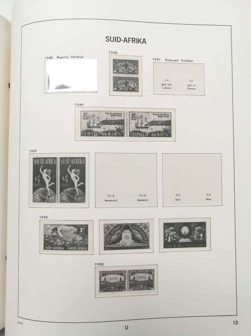 Sa union S.G. album (unstocked) in box sleeve - 25 + pages incl. dues, officials etc see images