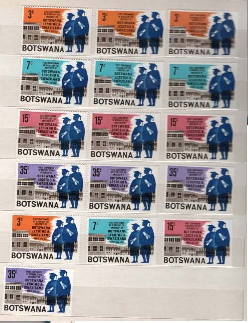 Selection of Botswana stamps,blocks etc unmounted mint (SEE SCANS !!!)