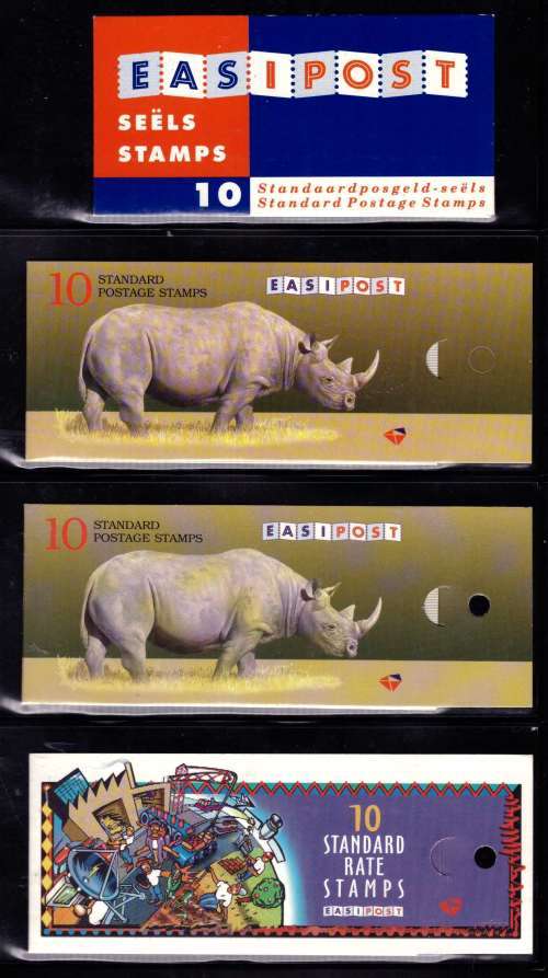 RSA Rhino Booklets x 8 - 1993 to 1998 - Mint & complete - Plenty RSA booklets Available today !