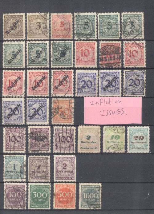German States, Reich & occupied zones used & mint in nice small album