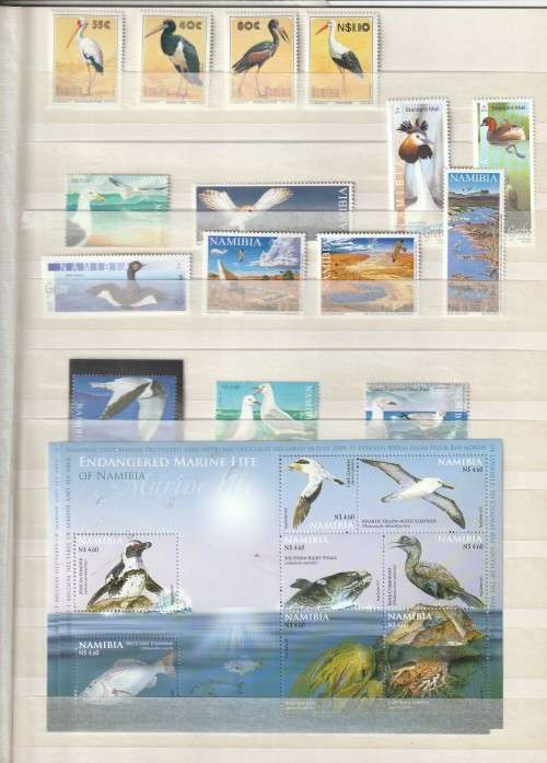 Modern Namibia & some S.W.A. BIRDS thematics selection U.M.M. see 4 scans