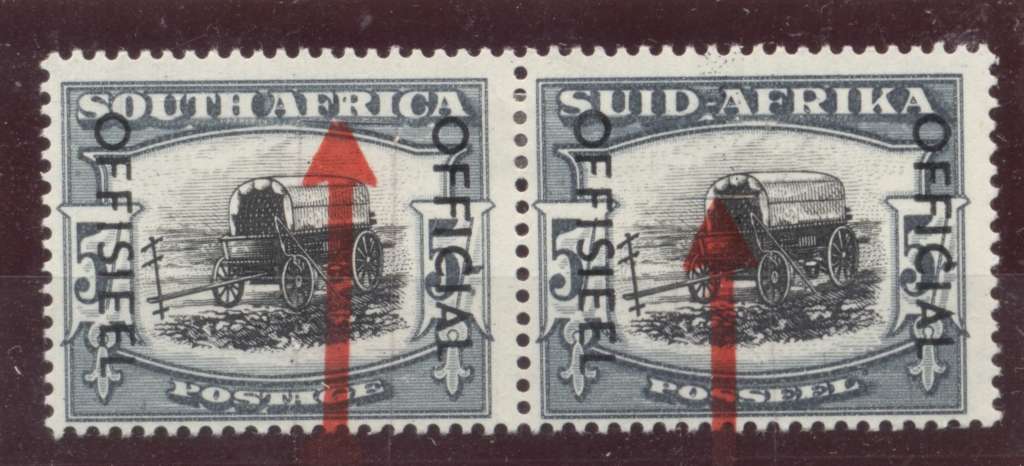 1950 CC 48 5s Official Pair Showing Spot in R & Dots VF Mint* CV R 3500!