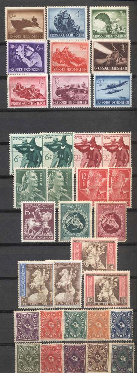 German Empire all MINT selection - Great CV ! Fill some gaps