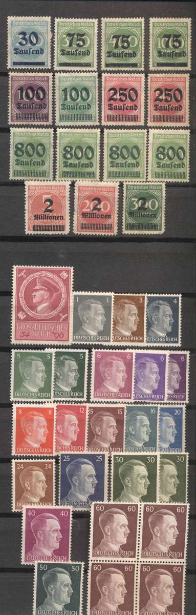 German Empire all MINT selection - Great CV ! Fill some gaps