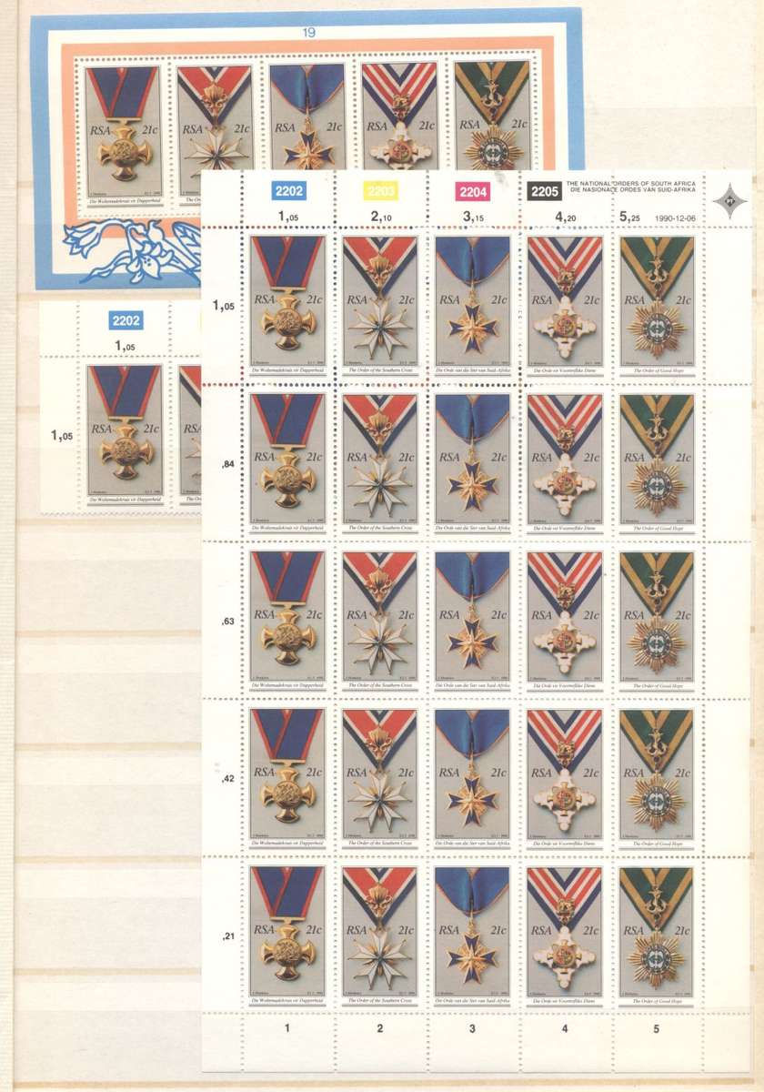 Lovely RSA 80s/90s incl definitives collection in 32 side Lighthouse album