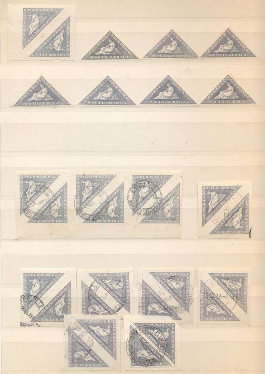 1926 Triangles selection - Mint & Used - see 2 scans