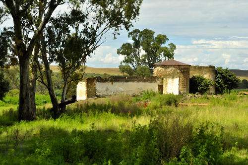 Magaliesberg farm scene paintograph