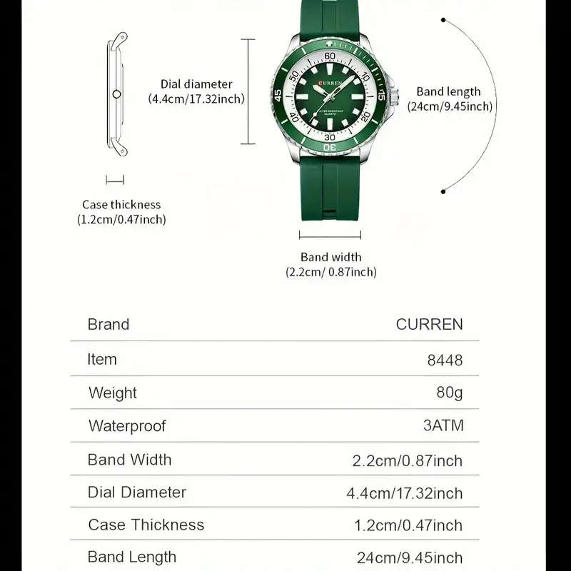 CURREN Men`s Casual Quartz Watch