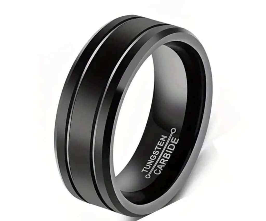 Black Titanium Steel Ring