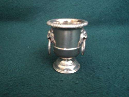Silver Plated toothpick holder.