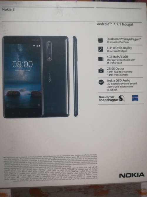 NOKIA 8 64GB Dual SIM Grey (New)