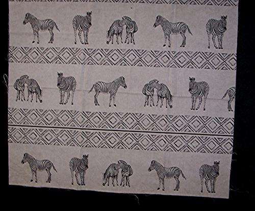 Printed Zebra Material - NEW