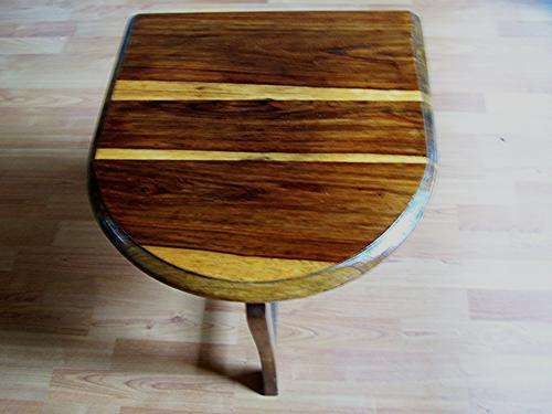 Side Table. Solid Wooden Kiaat Side Table. Collection Only - Randburg (JHB).