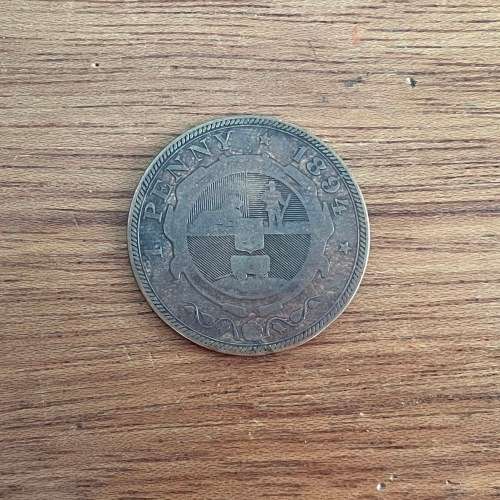 1894 Paul Kruger penny