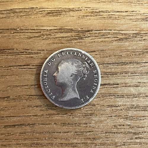 1838 silver British 4 pence (groat)