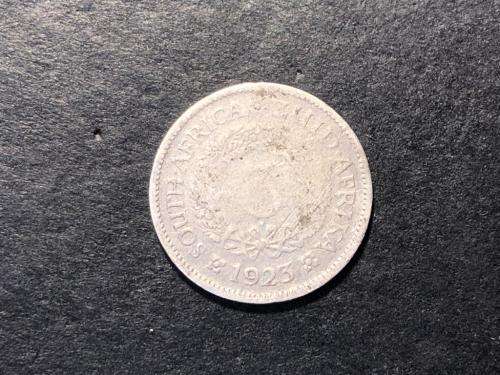 1923 South African 3 pence coin (Tickey) - 80% silver