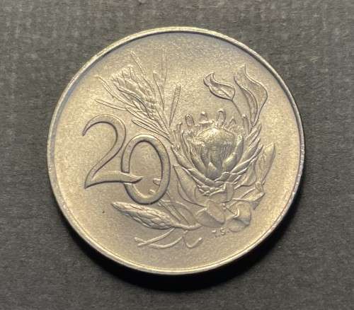 Excellent 1965 RSA 20c (20 cent) coin