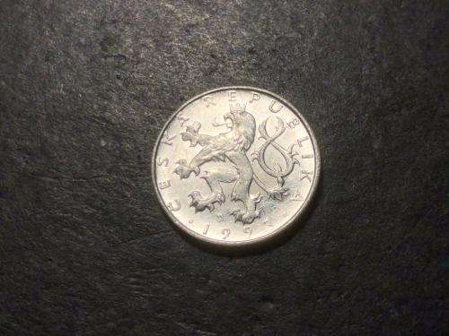 1993 Czech Republic 50 Haléřů Aluminium coin