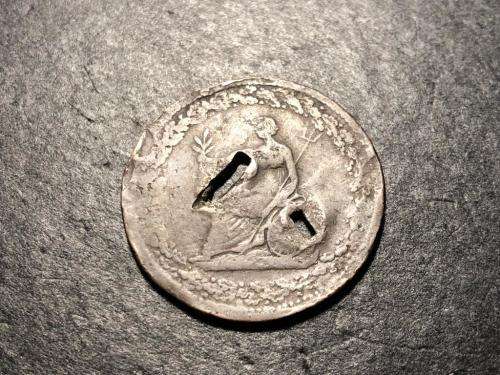 1815 Dated Canadian half penny copper token