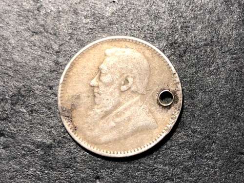 ZAR 1896 silver 3 pence coin