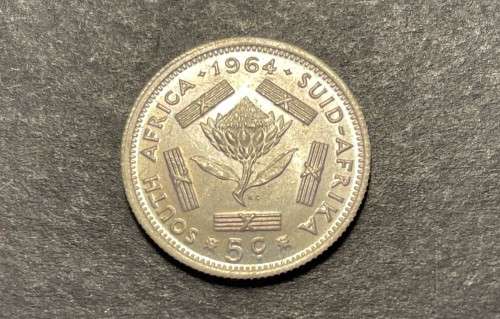 1964 5 cent B.UNC Silver coin