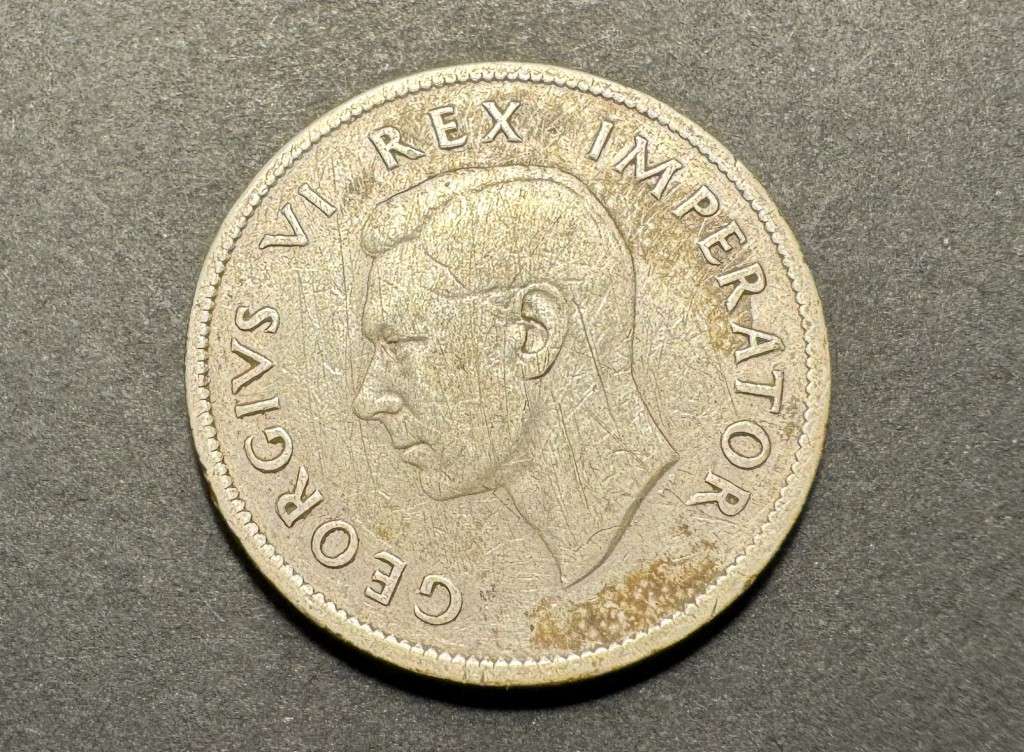 1940 SA Union 2 Shillings silver coin - Current silver value is R186.97!