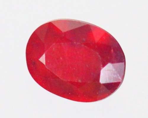 GREAT DEAL! NATURAL TOP DEEP BLOOD RED RUBY OVAL SHAPE - 0.85CT!