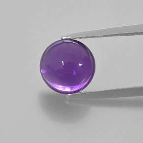 BEAUTIFUL NATURAL AMETHYST  ROUND CABOCHON 3.30CT!!