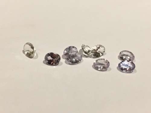 FANCY TANZANITE NATURAL STONES LOT 1.30 CT 9 PIECES!!
