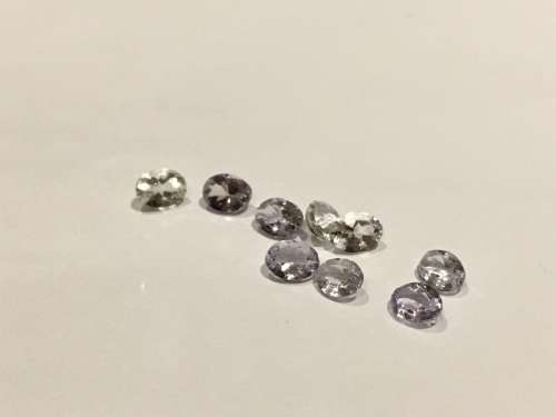 FANCY TANZANITE NATURAL STONES LOT 1.30 CT 9 PIECES!!