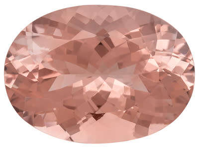 NATURAL STUNNING  2.37CT MORGANITE OVAL SHAPE SALMON / PEACH COLOUR!!